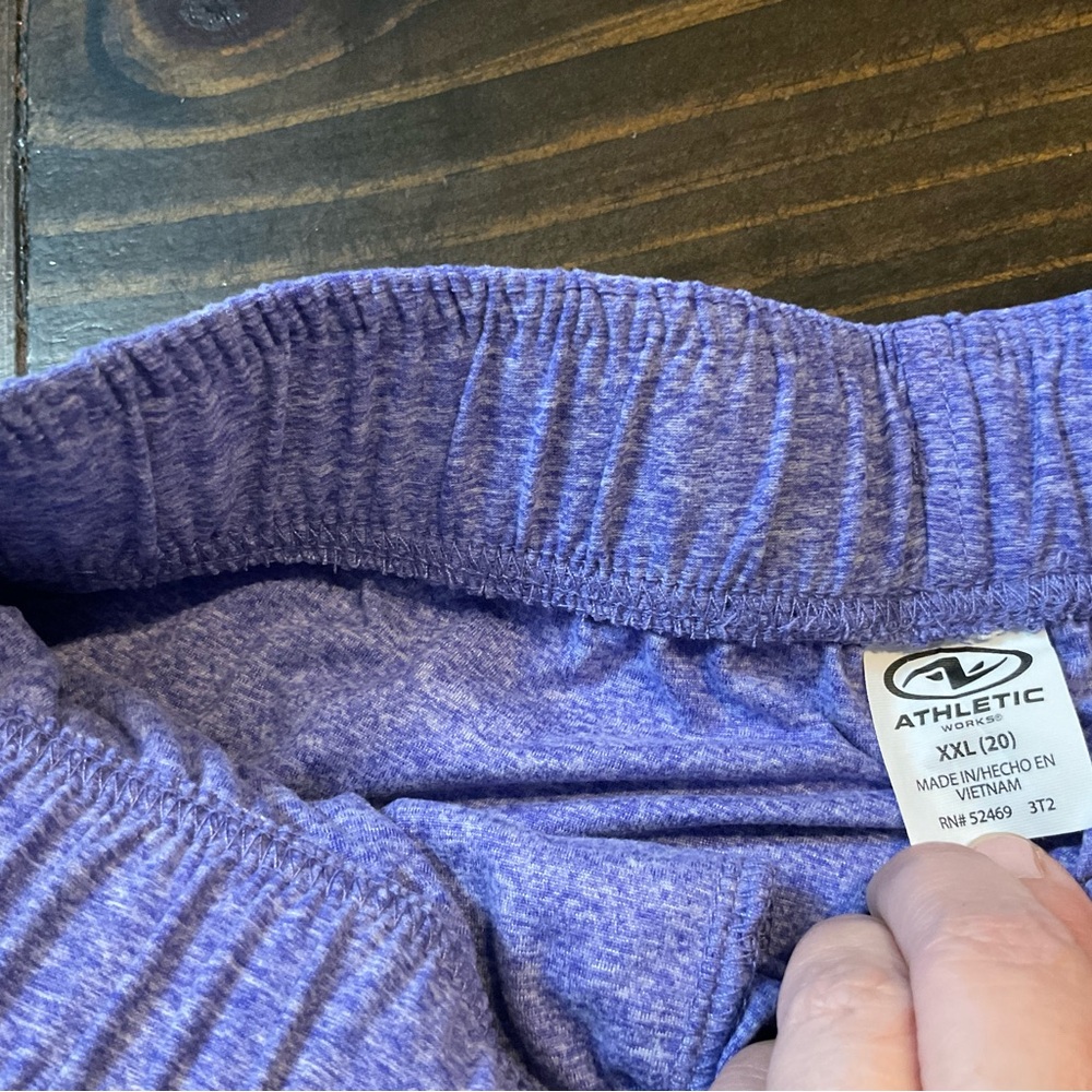 Athletic Works Women's Lavender Athletic Shorts - Picture 5 of 5